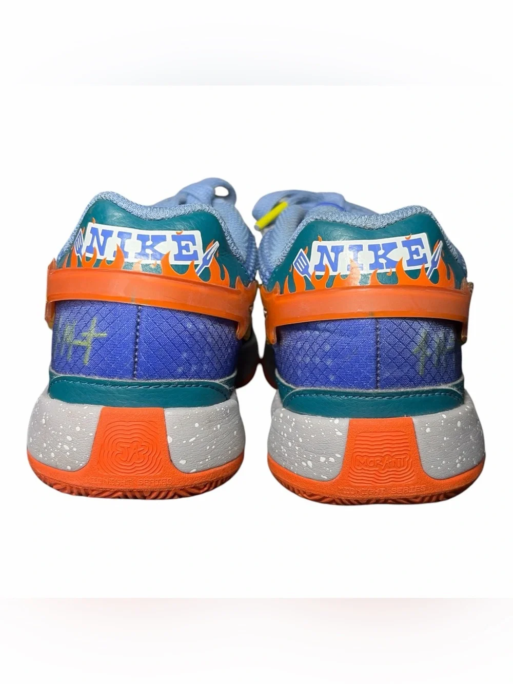 Kids Size 4.5Y Nike Ja 1 GS 'Backyard BBQ’ Sneakers